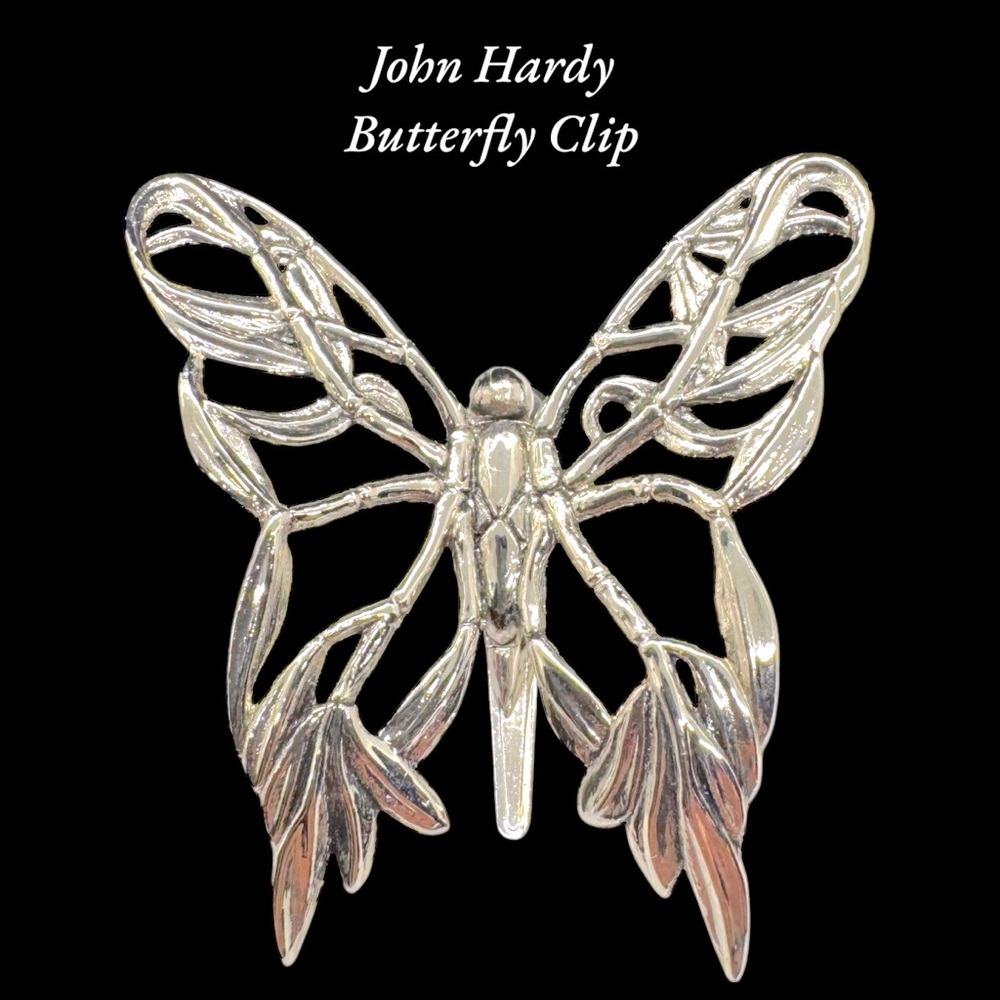 Vintage 1980’s John Hardy Figural Butterfly Hair/Scarf Clip